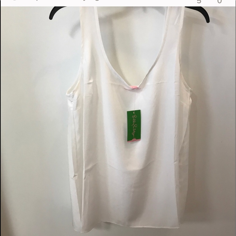 NWT Lilly Pulitzer Silk Cosmos Top